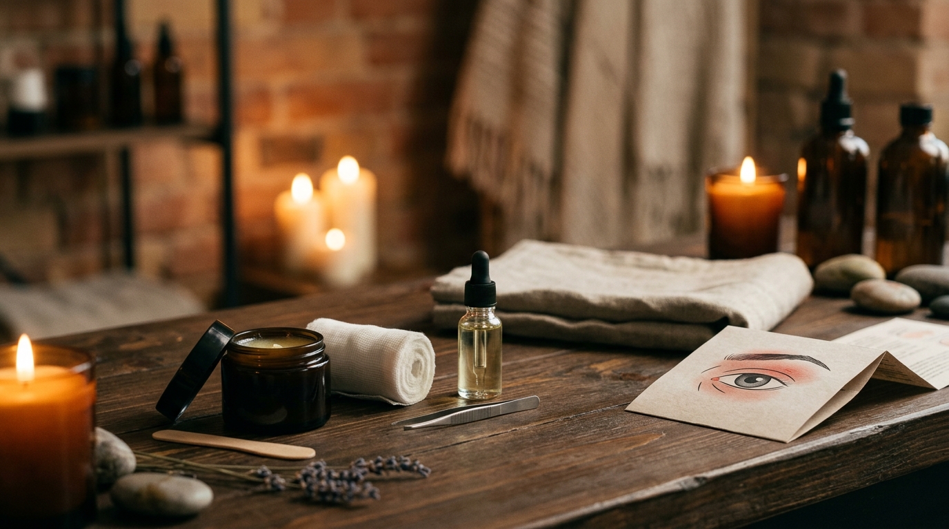 メンズアイブロウWAX後の赤みはいつまで？施術後の正しい過ごし方